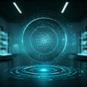 Futuristic view of AI in drug discovery