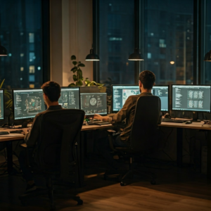Game developers collaborating in Dubai